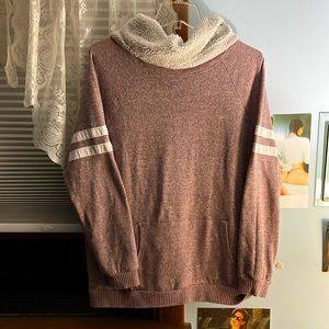 Oversized XXL casual cowl neck women’s sweater